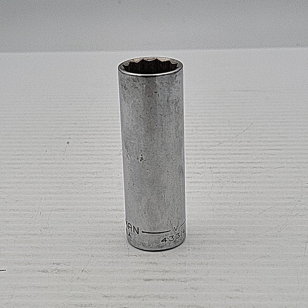 Vintage Craftsman - V - 43314 5/8" 12 Point 3/8" Drive Deep Socket - GUC